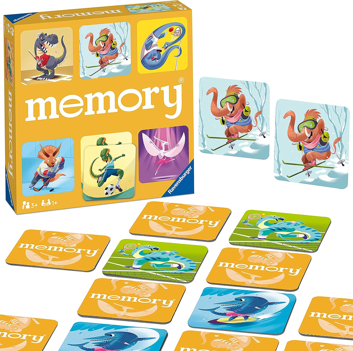 Ravensburger Dinosaur Sports Memory Game