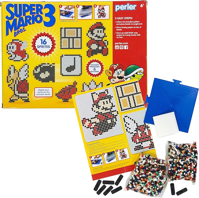 Perler Beads Super Mario Crafts Mega Activity Kit