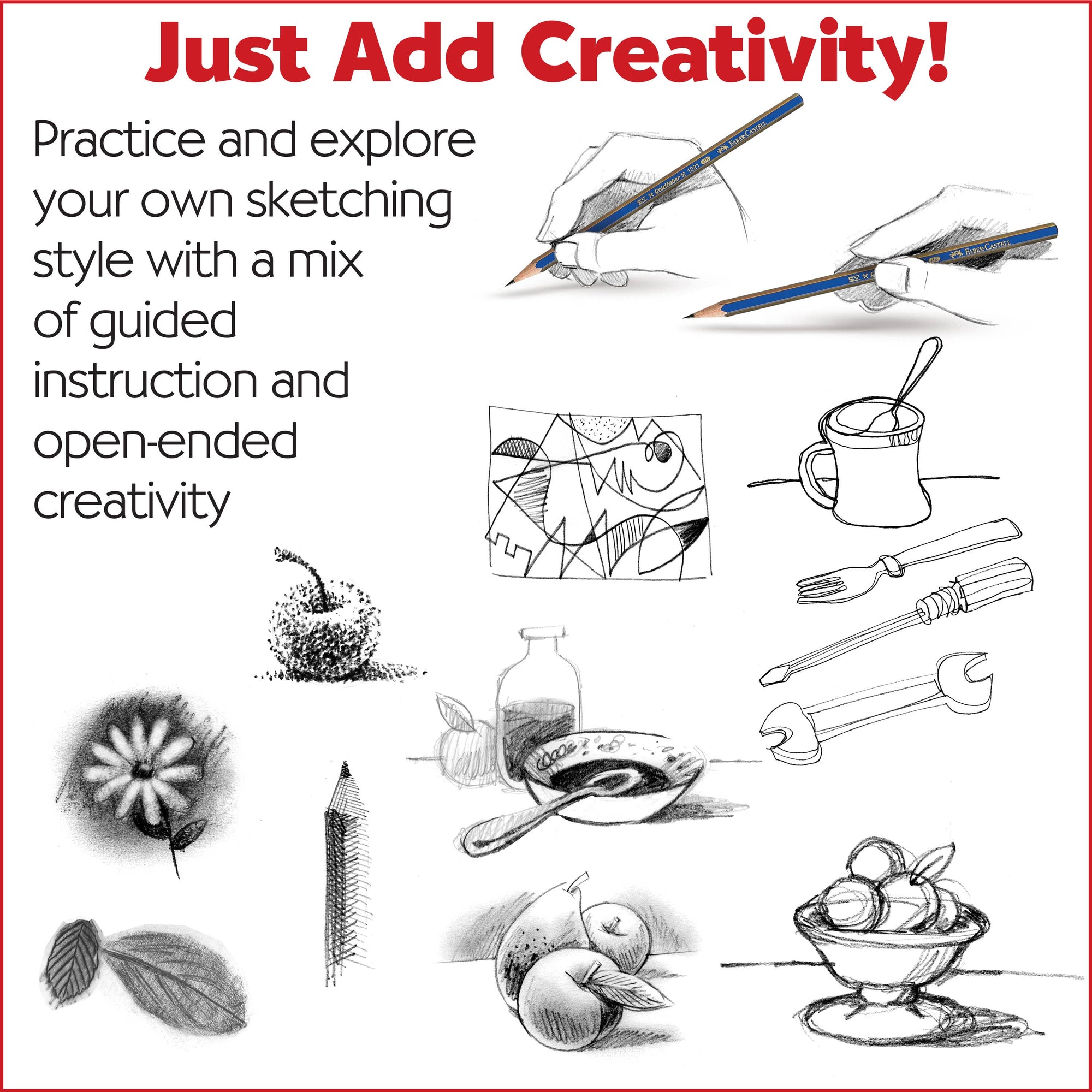 Learn Sketching Basics Beginner Art Set for Kids