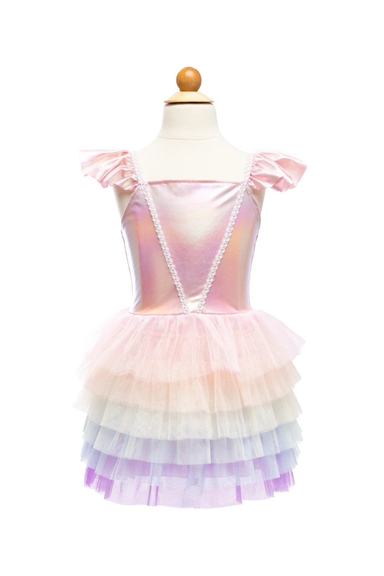 Rainbow Ruffle Tutu Dress - Size 5/6