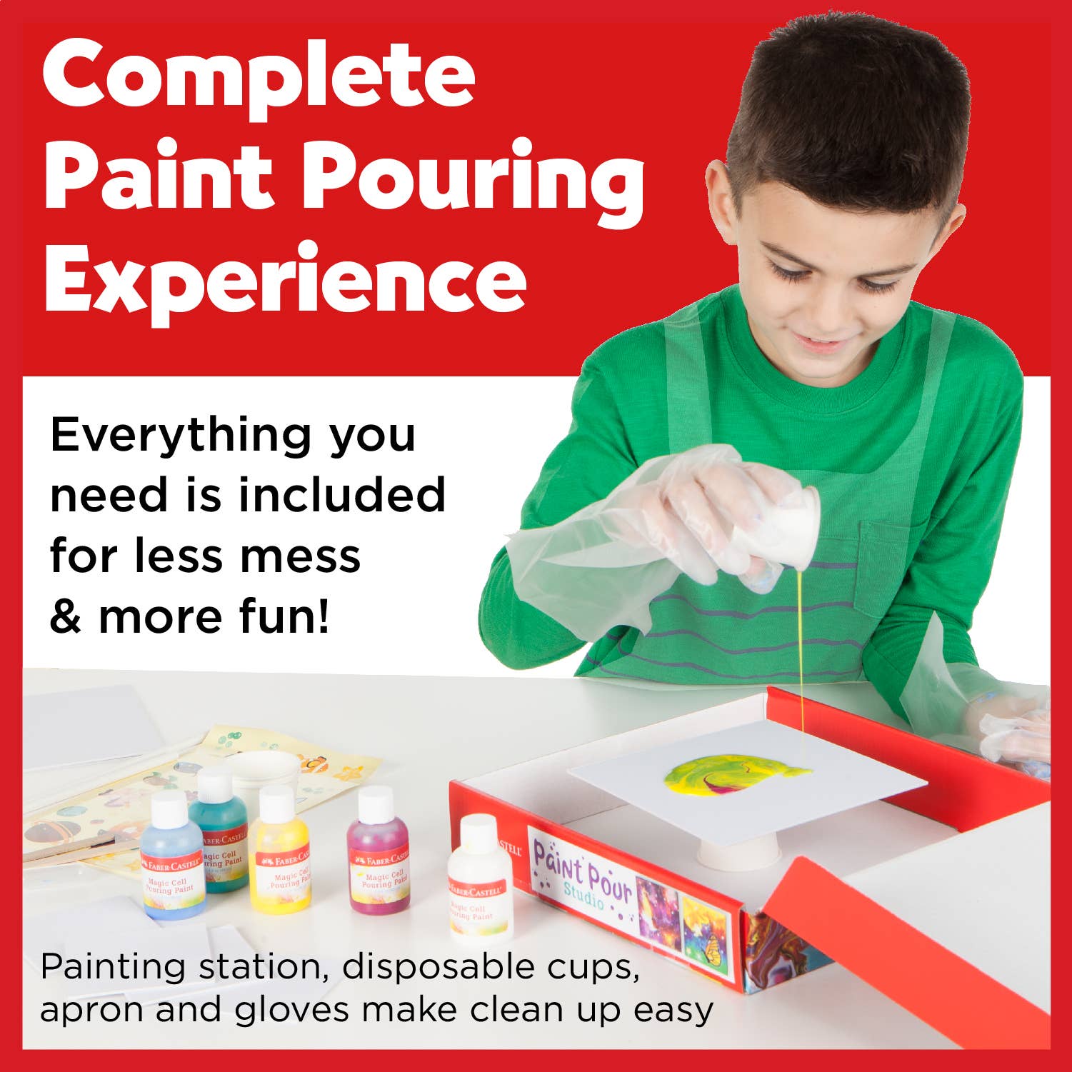 Do Art Paint Pour Studio Art Kit for Kids