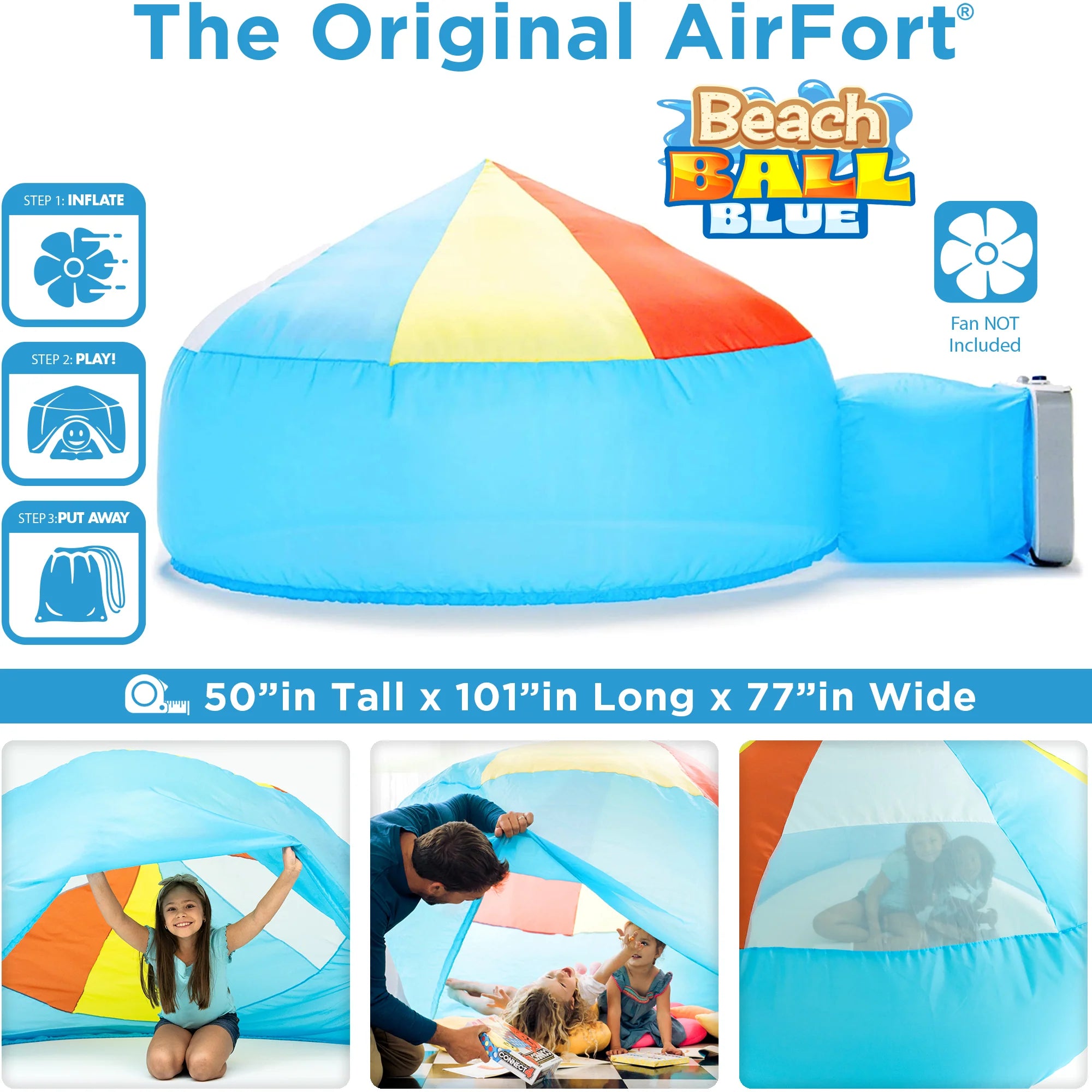 AirFort - Beach Ball Blue Air Fort