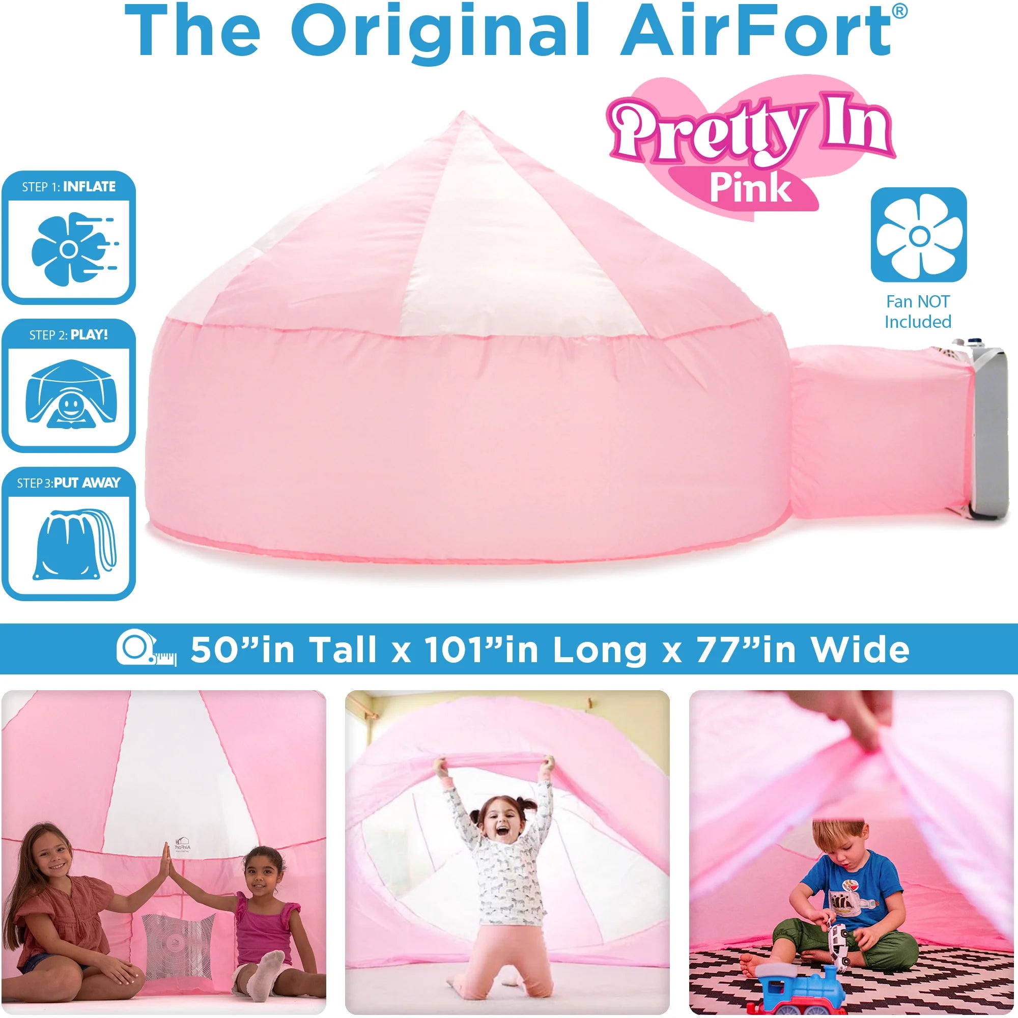 AirFort - Pink & White Air Fort