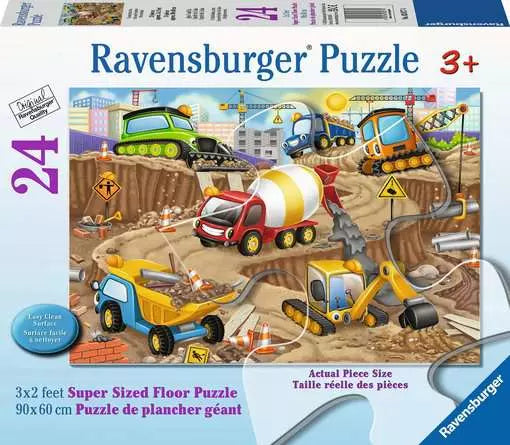 Ravensburger Construction Fun 24 Piece Floor Puzzle