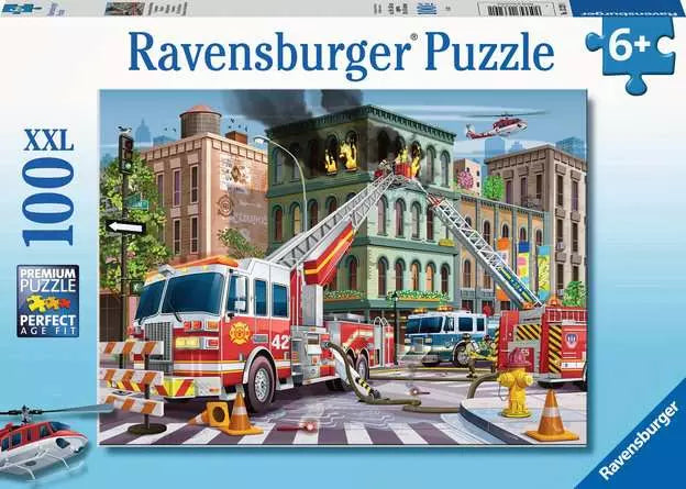 Ravensburger Fire Truck Rescue 100 Piece XXL Puzzle