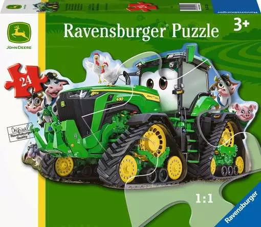 Ravensburger John Deere Tractor 24 Piece Shaped Floor Puzzle