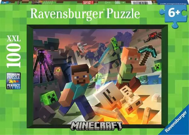 Ravensburger Monster Minecraft 100 Piece XXL Puzzle