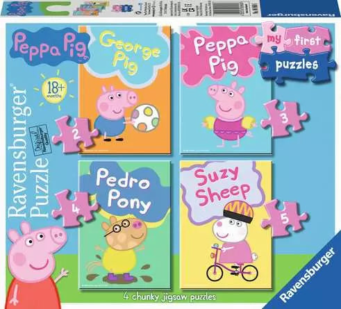 Ravensburger Peppa Pig 2/3/4/5 My First Puzzle