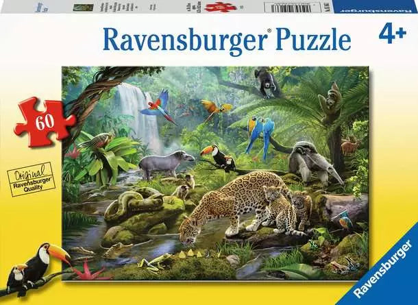 Ravensburger Rainforest Animals 60 Piece Puzzle