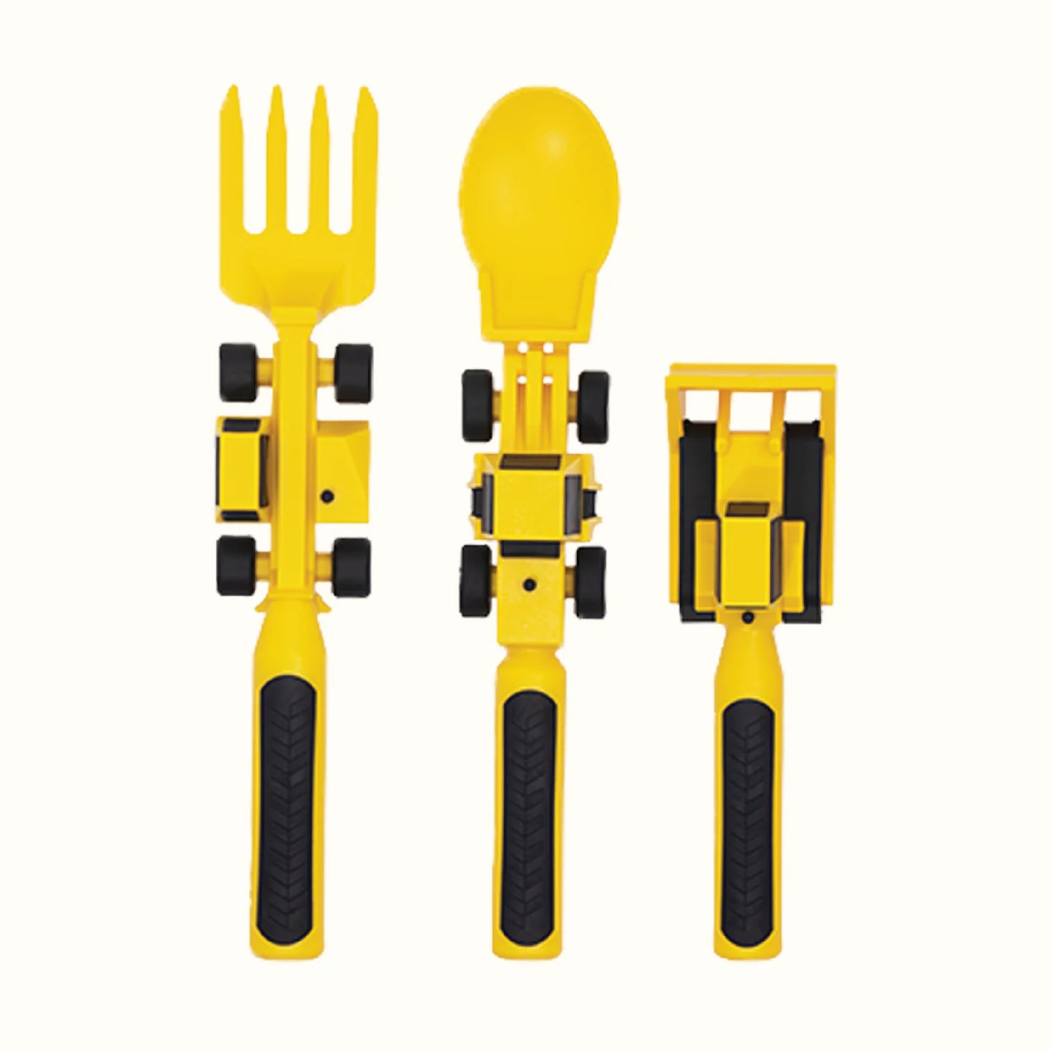 Constructive Eating Set of 3 Construction Utensils