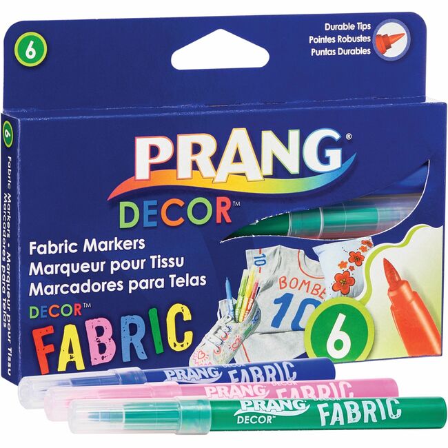 Decorative Fabric Markers 6 Pack