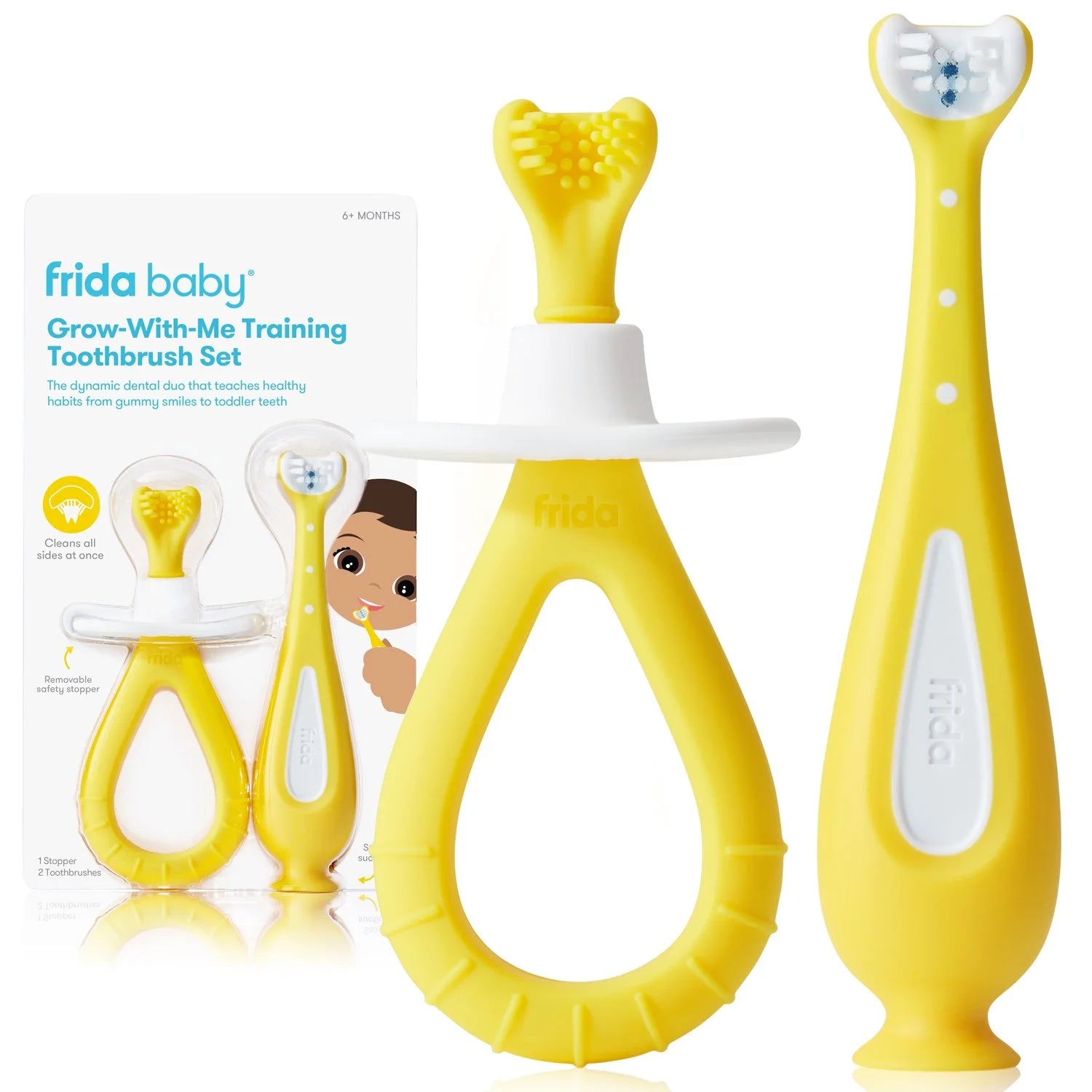 FridaBaby Grow-With-Me Training Toothbrush Set