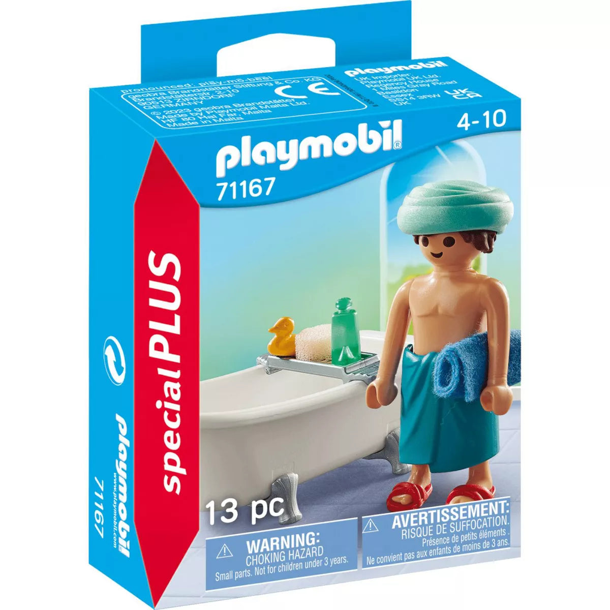 Playmobil Man in Bathtub