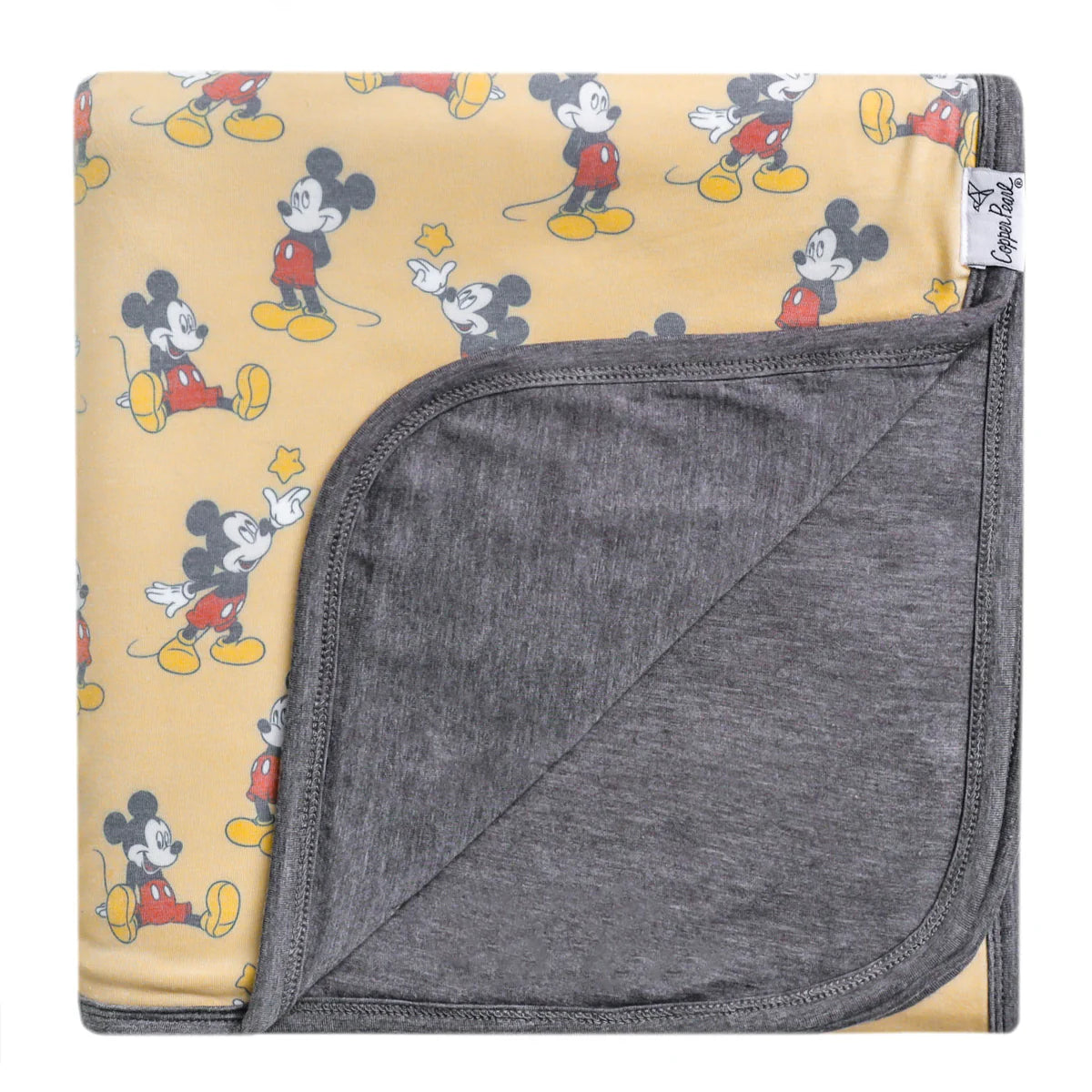 Copper Pearl Mickey Mouse Three Layer Quilt