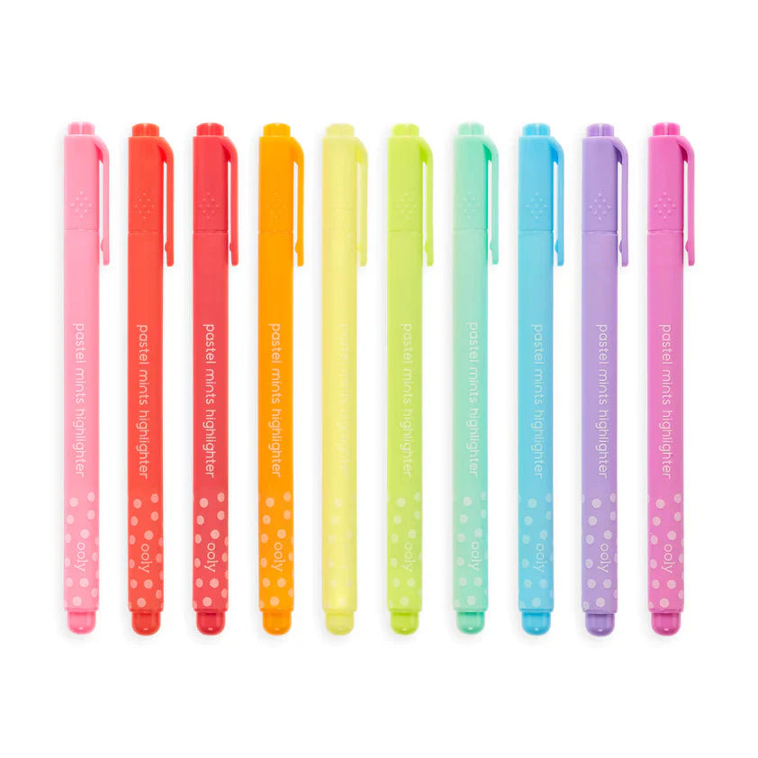 Pastel Mints Scented Flextip Highlighters