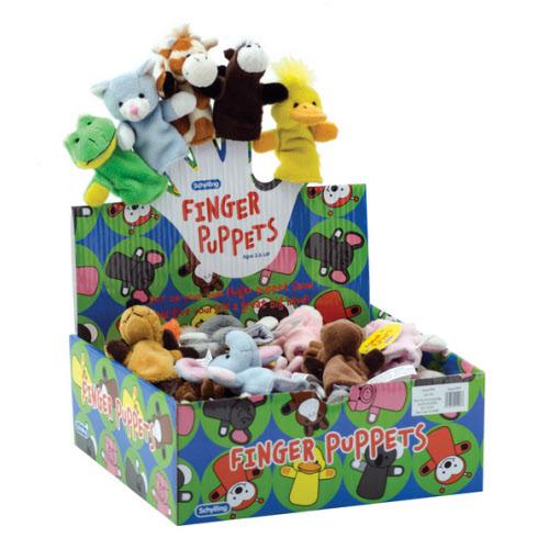 Plush Finger Puppets - Assorted