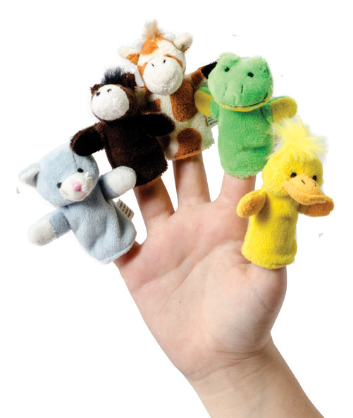 Plush Finger Puppets - Assorted