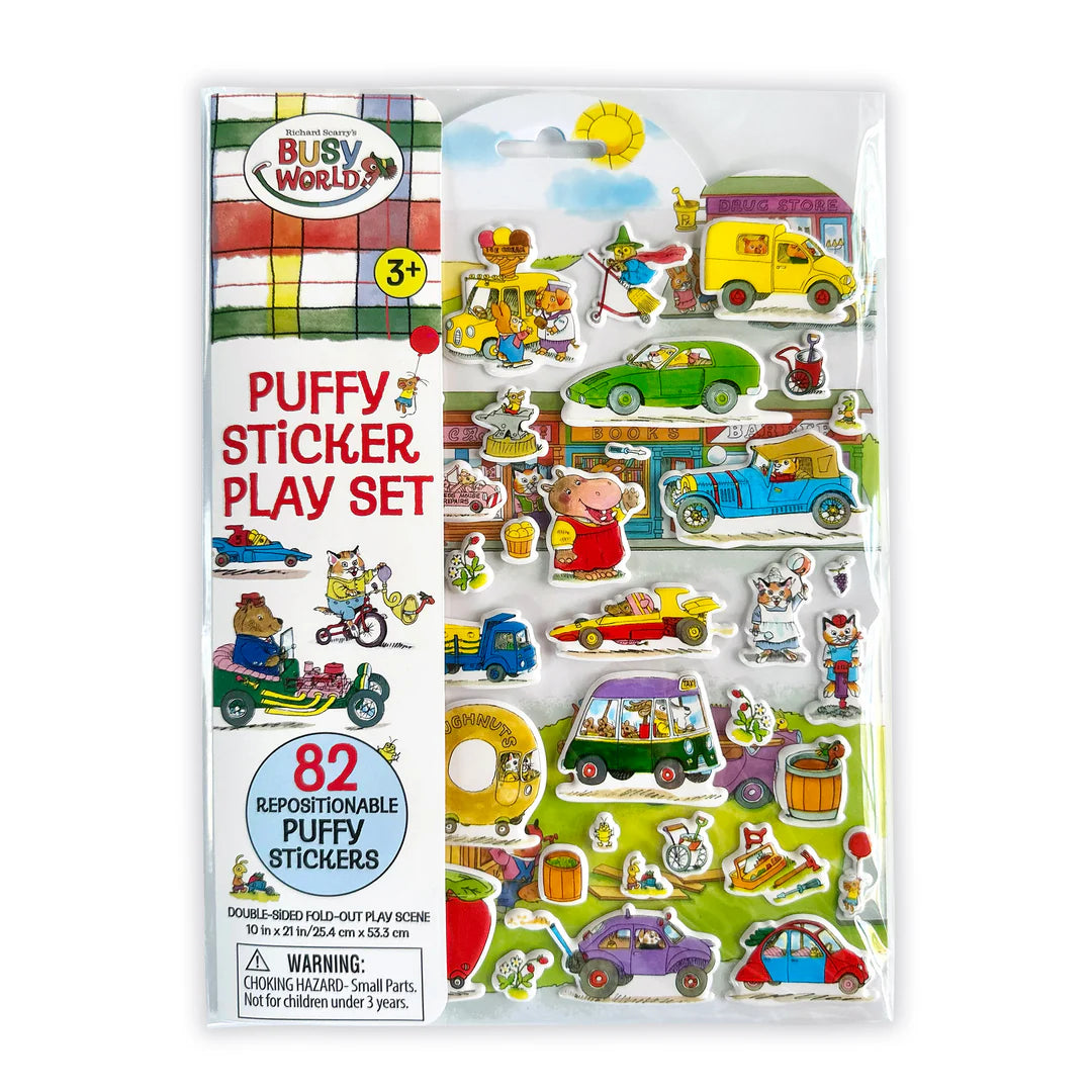 PUFFY STICKER PLAY HOUSE BUSY TOWN