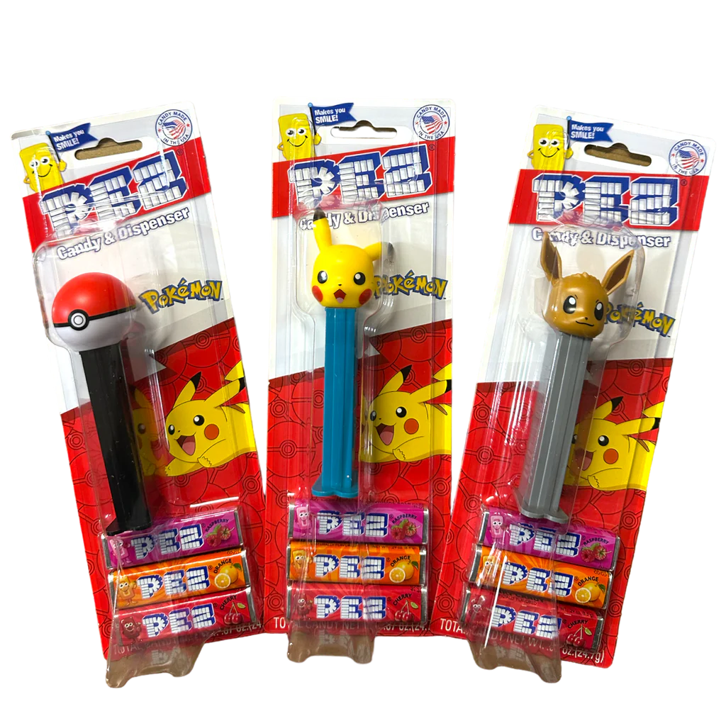 Pez Blister Card - Pokemon