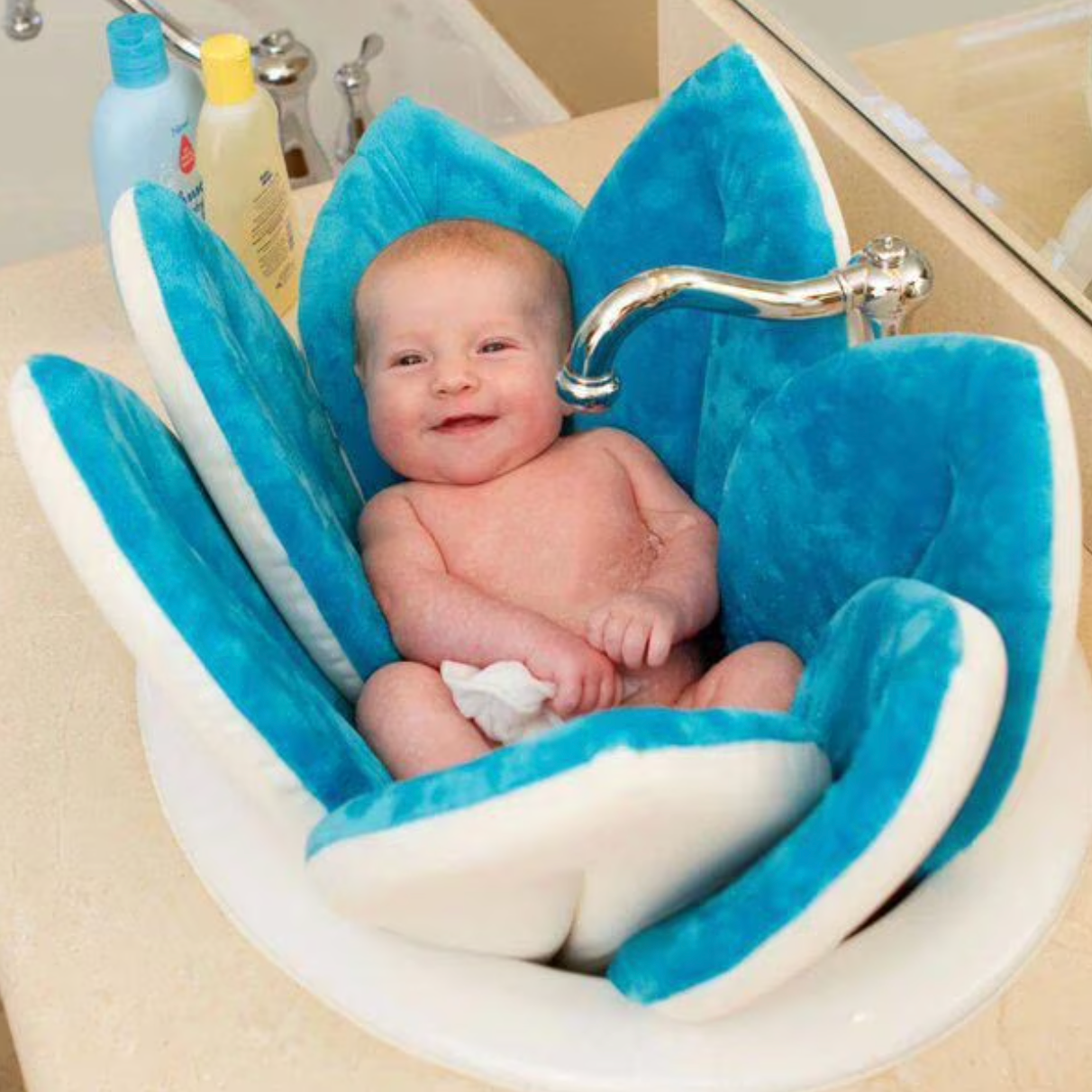 The Original Blooming Bath Baby Bath - Blue