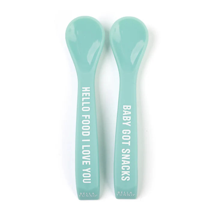 Hello Food Silicone Spoon Set