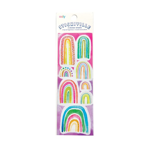 Stickiville Watercolor Rainbows Stickers