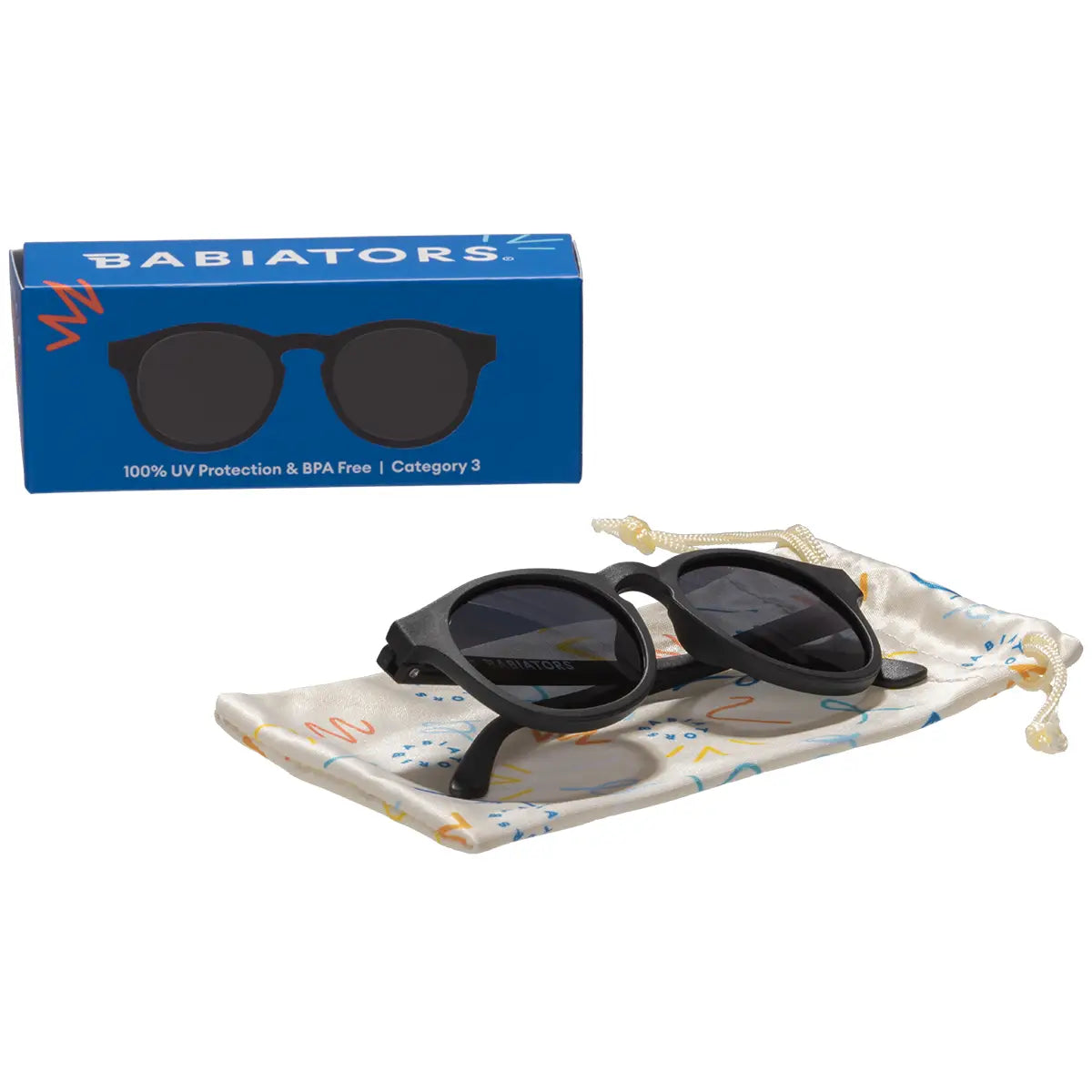 Babiators Jet Black Keyhole Baby and Kid Sunglasses