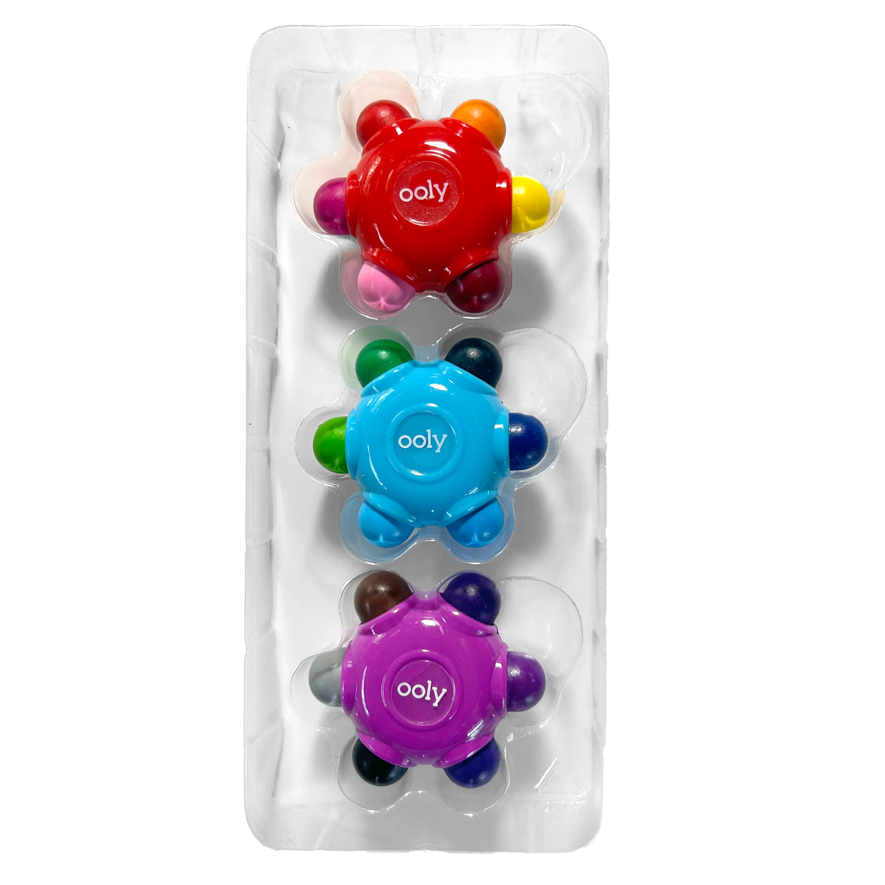 Color Burst Easy Grip Crayons Set of 3 - 18 Classic Colors