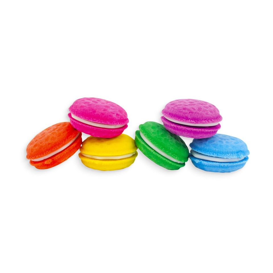 Macaron Scented Erasers Set Of 6