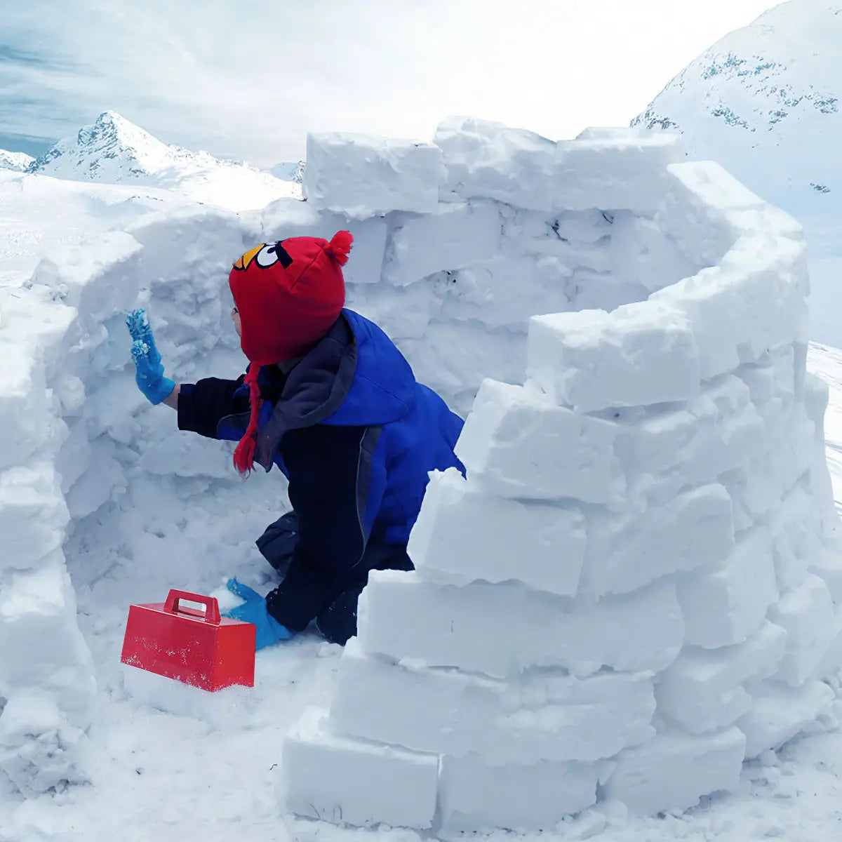 4 PC SNOW FORT BUILDING BLOCKS