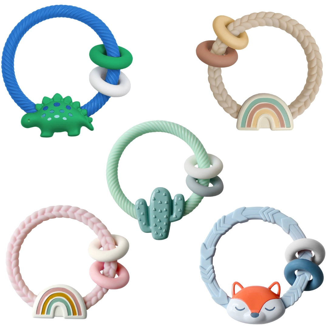 Itzy Ritzy Rattle Silicone Teether