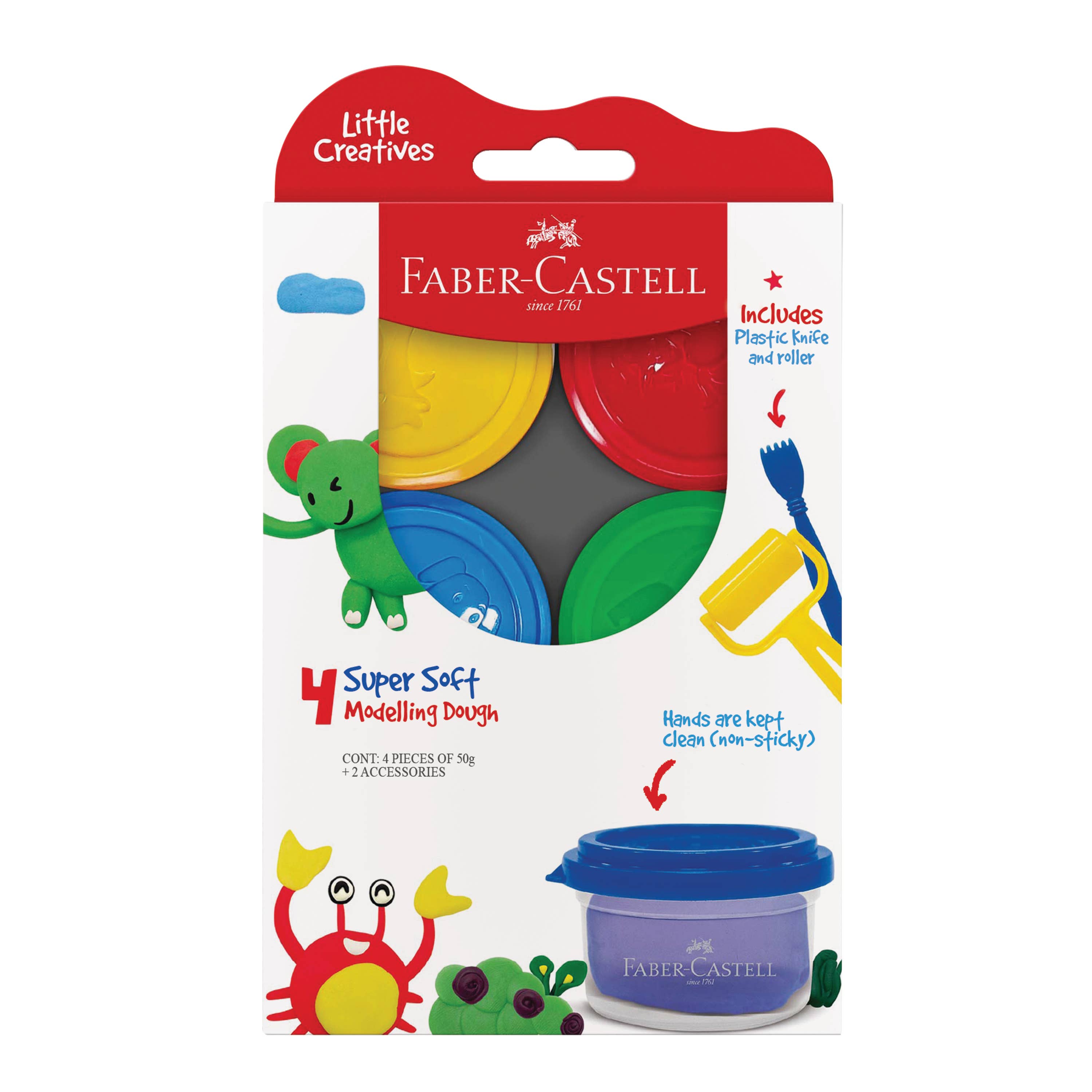 Little Creatives SuperSoft Modeling Dough 4Ct