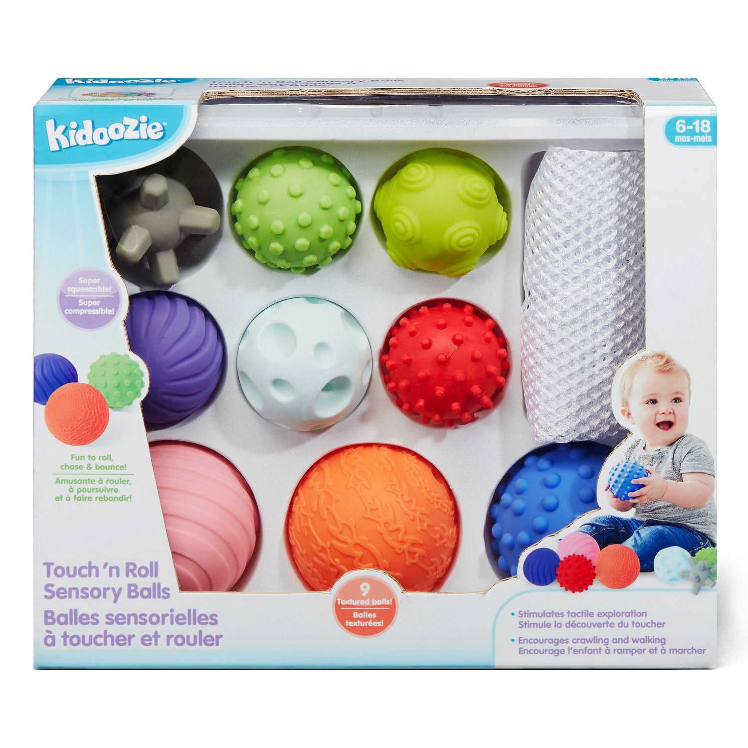 Kidoozie Touch & Roll Sensory Balls