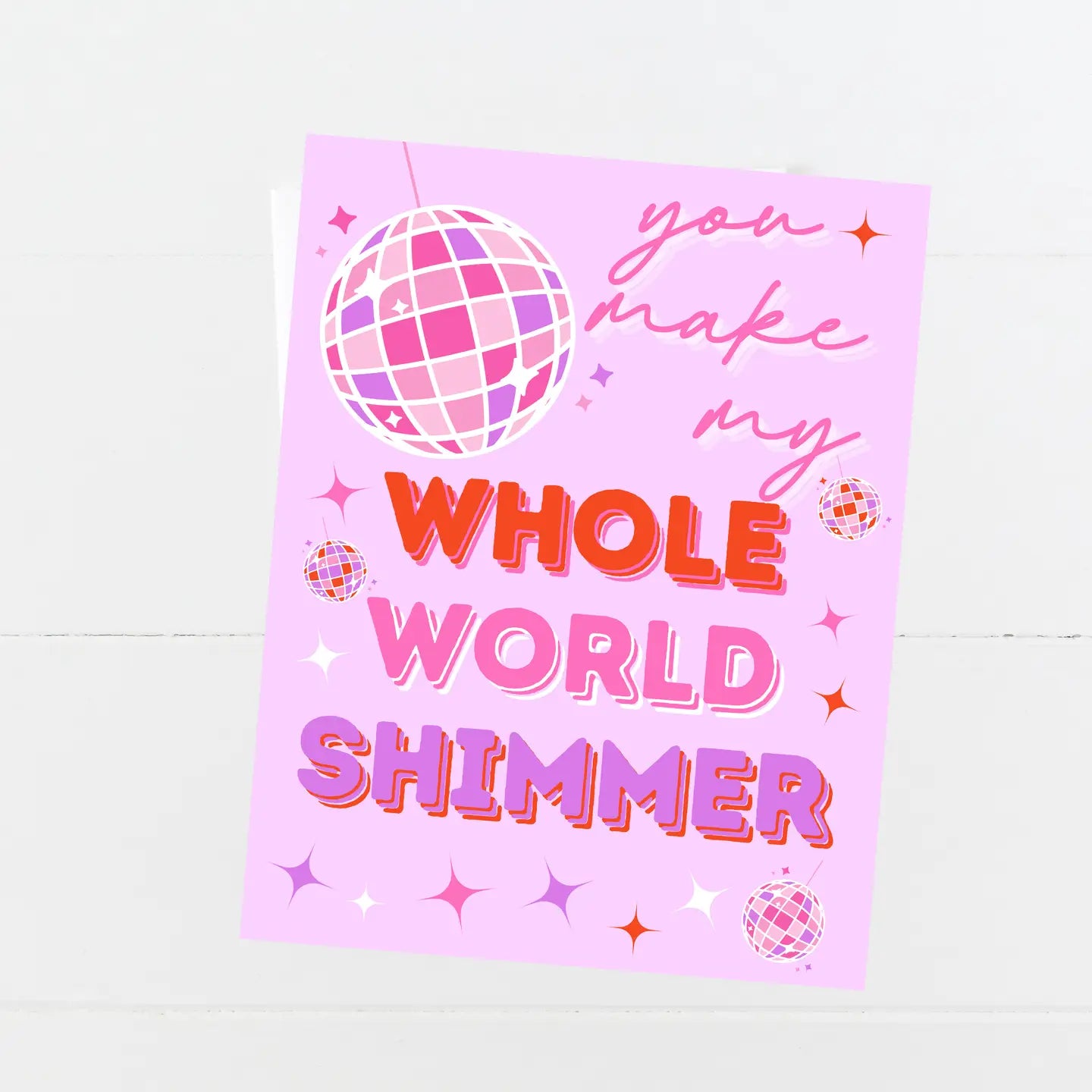 Taylor Swift Whole World Shimmer Card