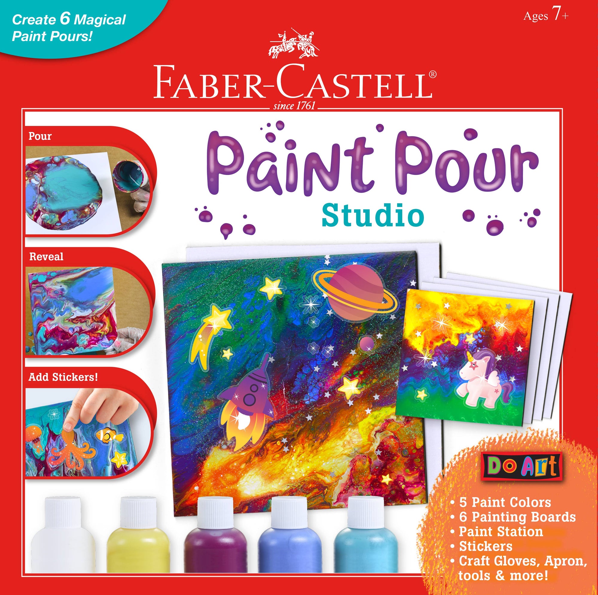 Do Art Paint Pour Studio Art Kit for Kids