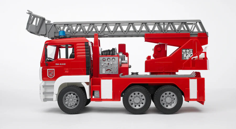 Bruder Man TGA Fire Engine with Ladder, Water Pump, Lights & Sound