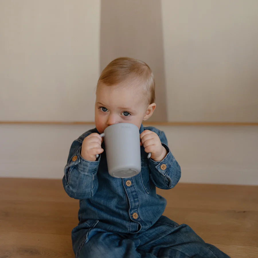 Mushie Trainer Sippy Cup - Cloud