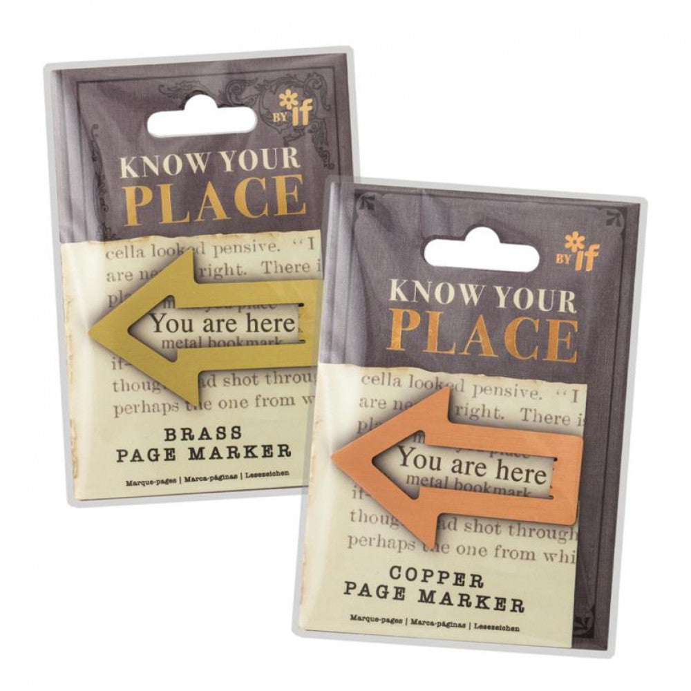 Know Your Place Bookmark