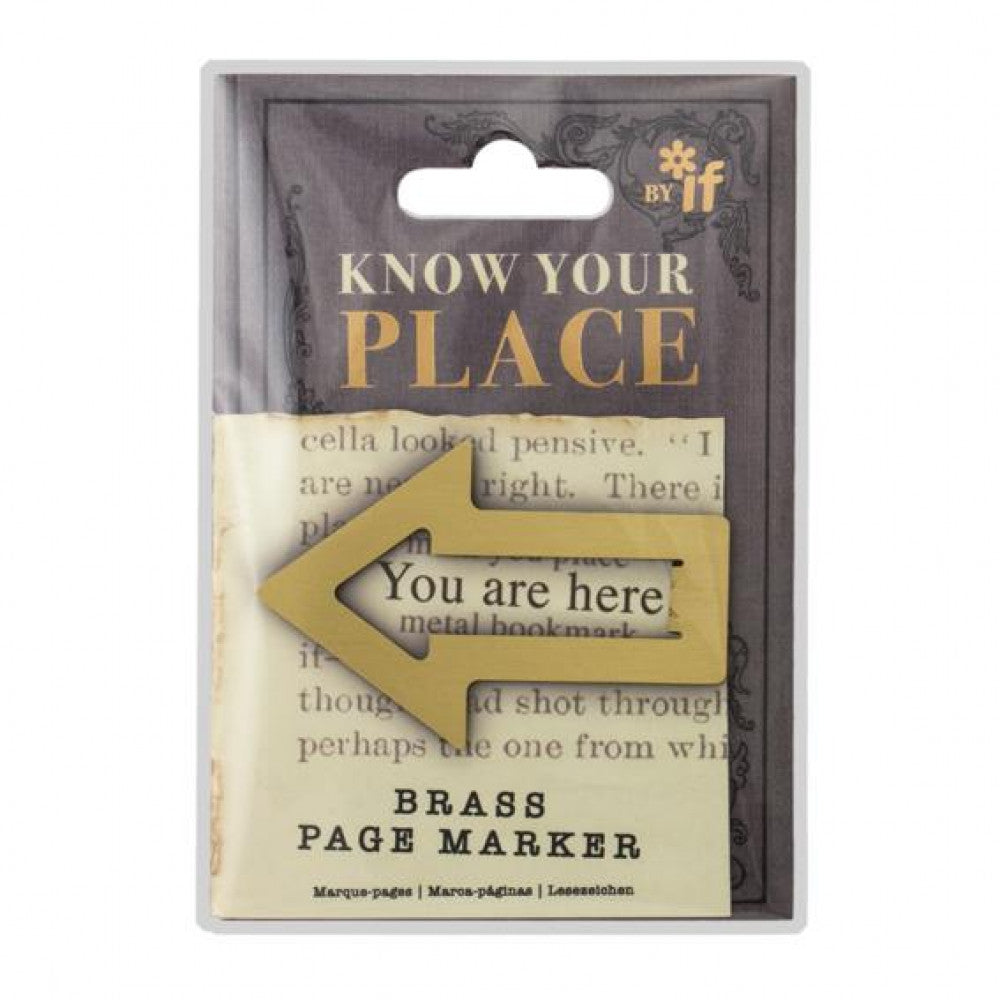 Know Your Place Bookmark