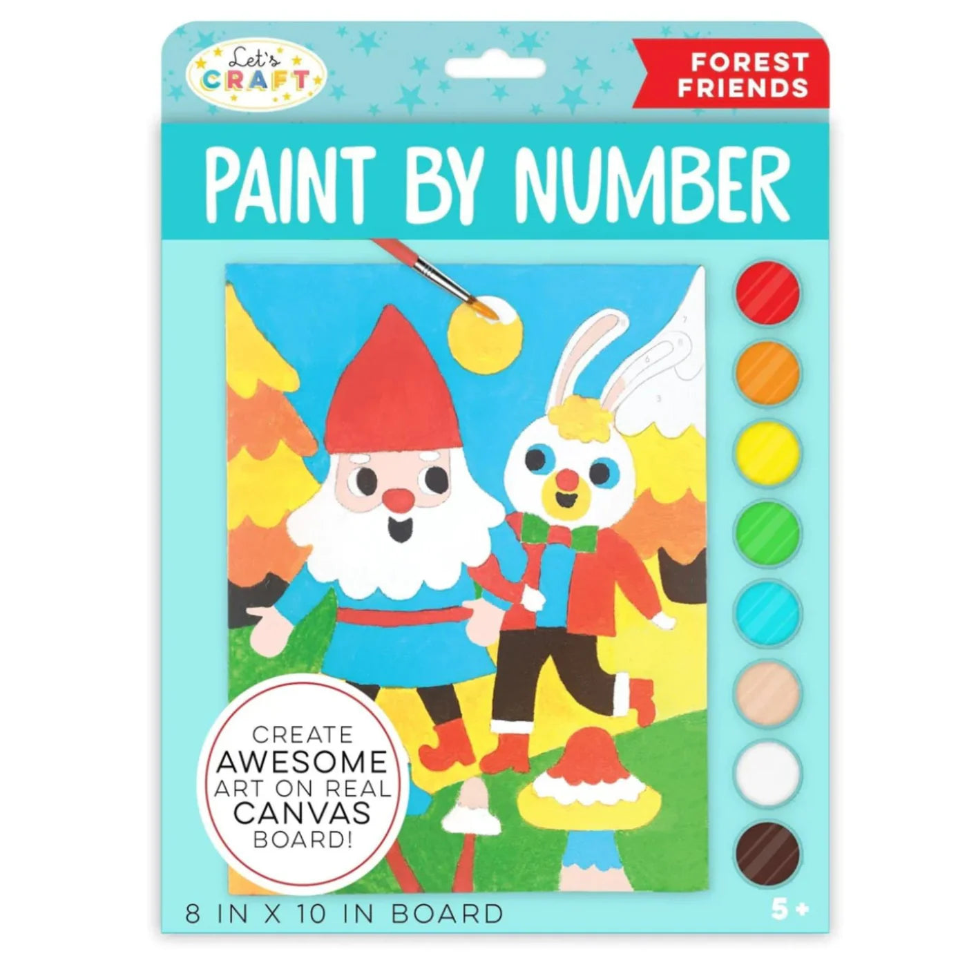 Paint By Numbers Forest Friends