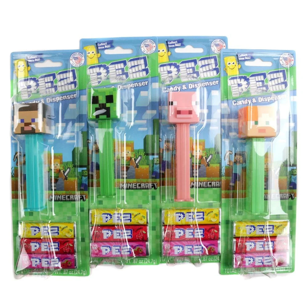 Pez Blister Card - Minecraft