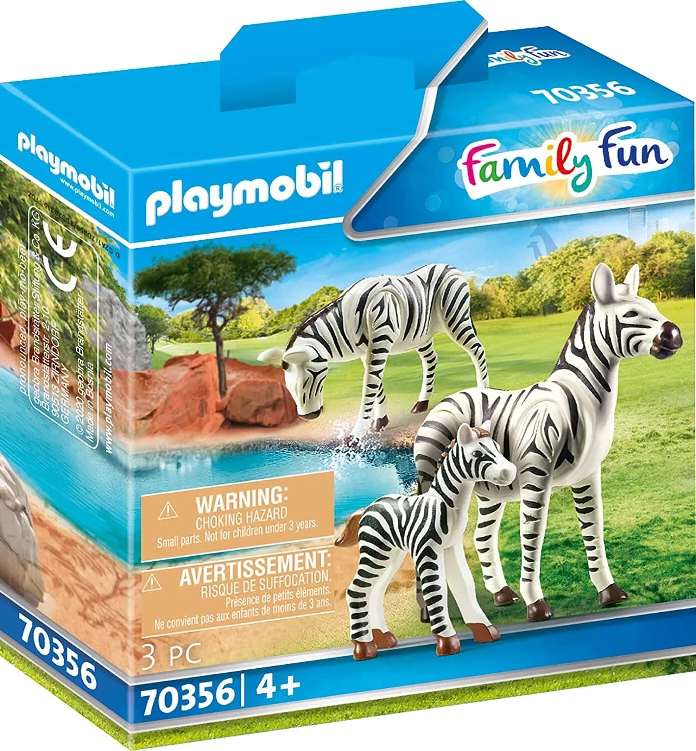 Playmobil Zebra with Foal