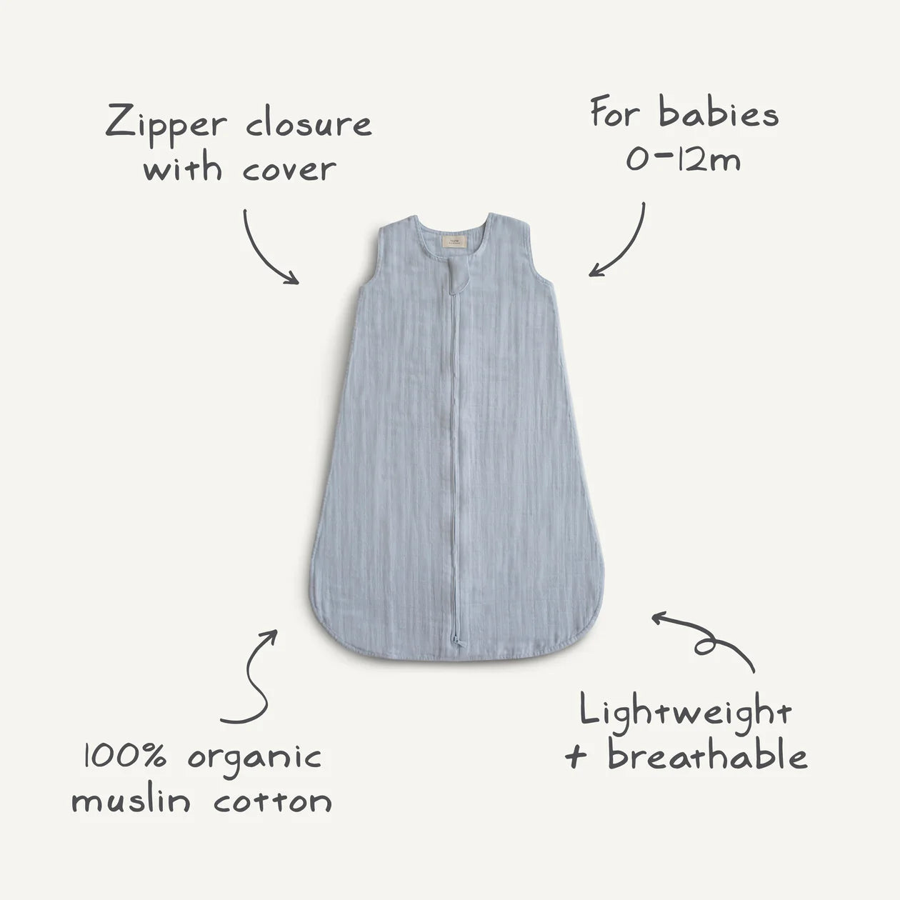 Mushie Organic Cotton Sleep Bag