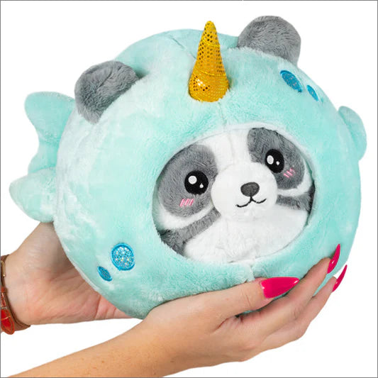 7" Undercover Panda in Narwhal Costume Squishable